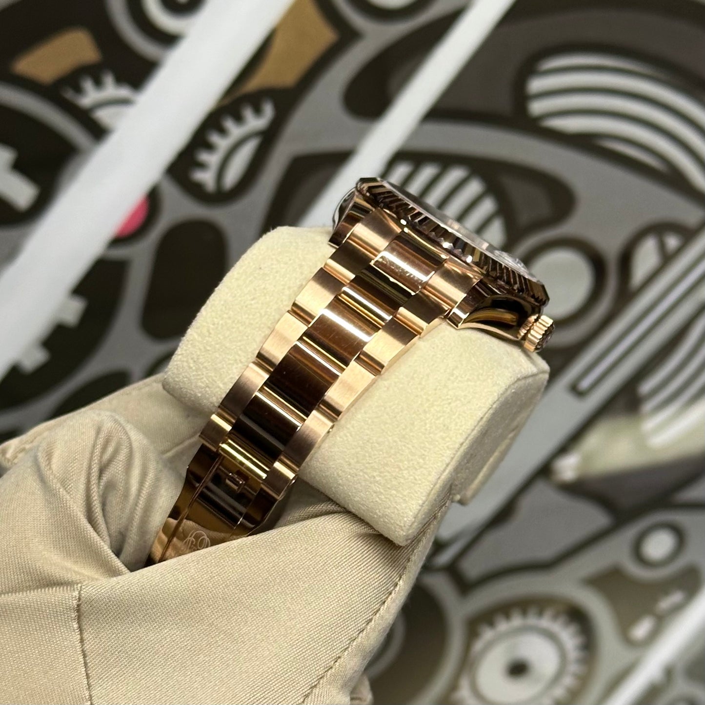 Rolex Rose Gold SkyDweller Blue Dial 336935
