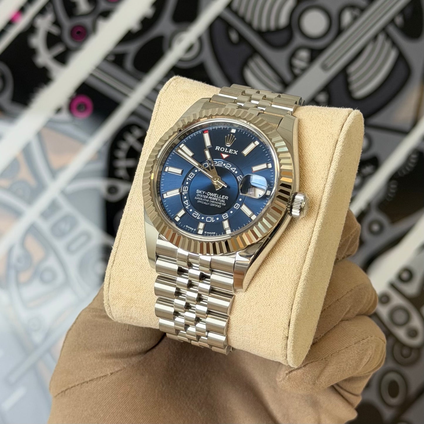 Rolex SkyDweller Blue Dial Jubilee 336934