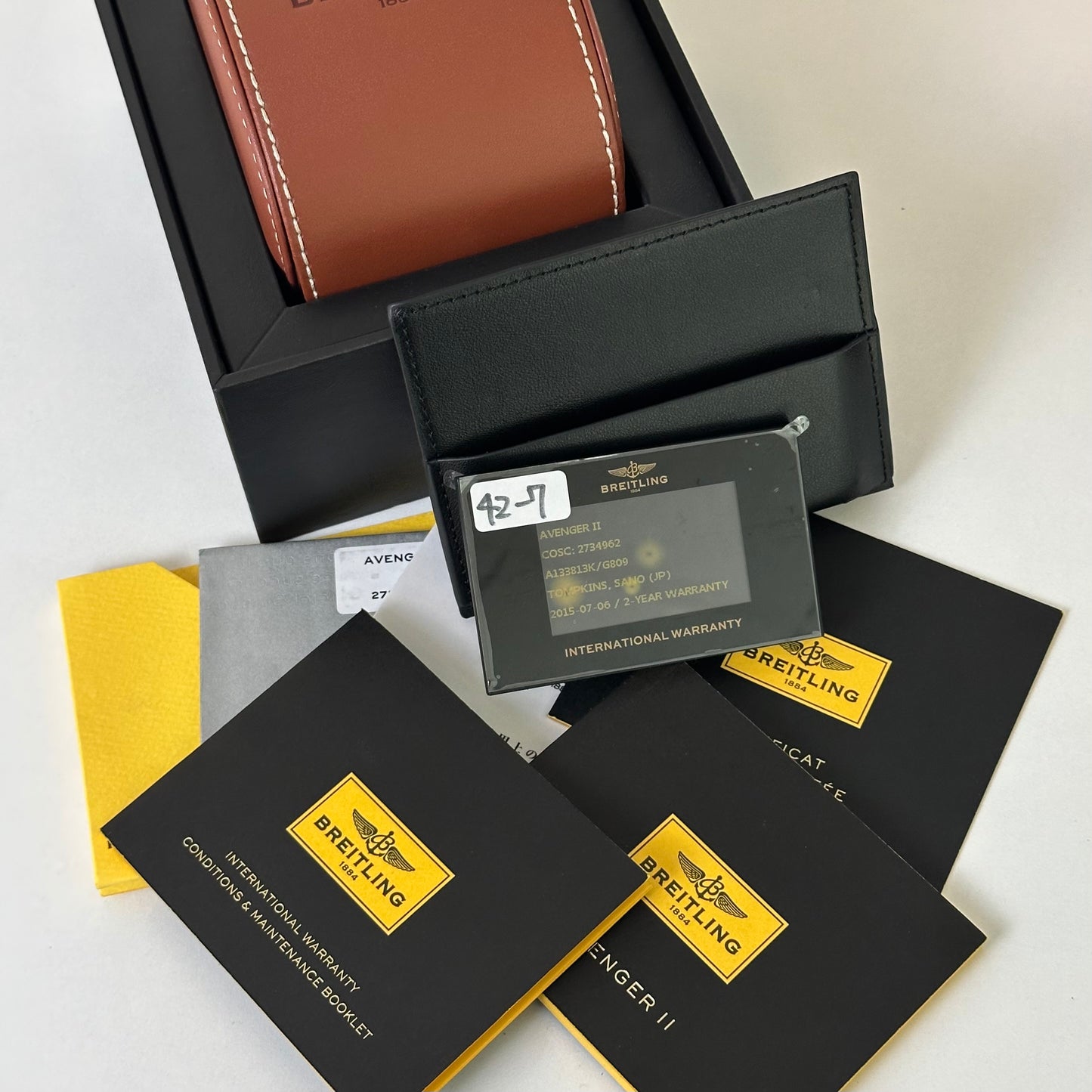 Breitling Avenger II White Dial A13381