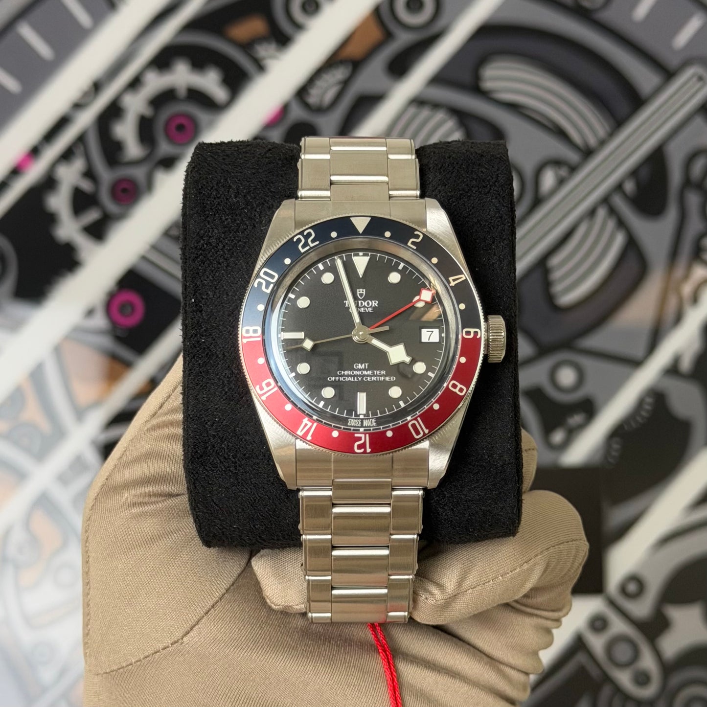 NEW TudorBlack Bay Pepsi Black Dial 79830RB