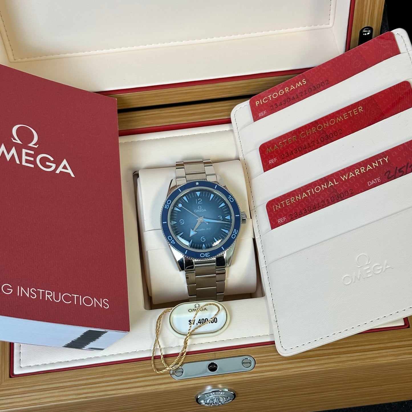 Omega Seamaster 300M Summer Blue 234.30.41.21.03.002