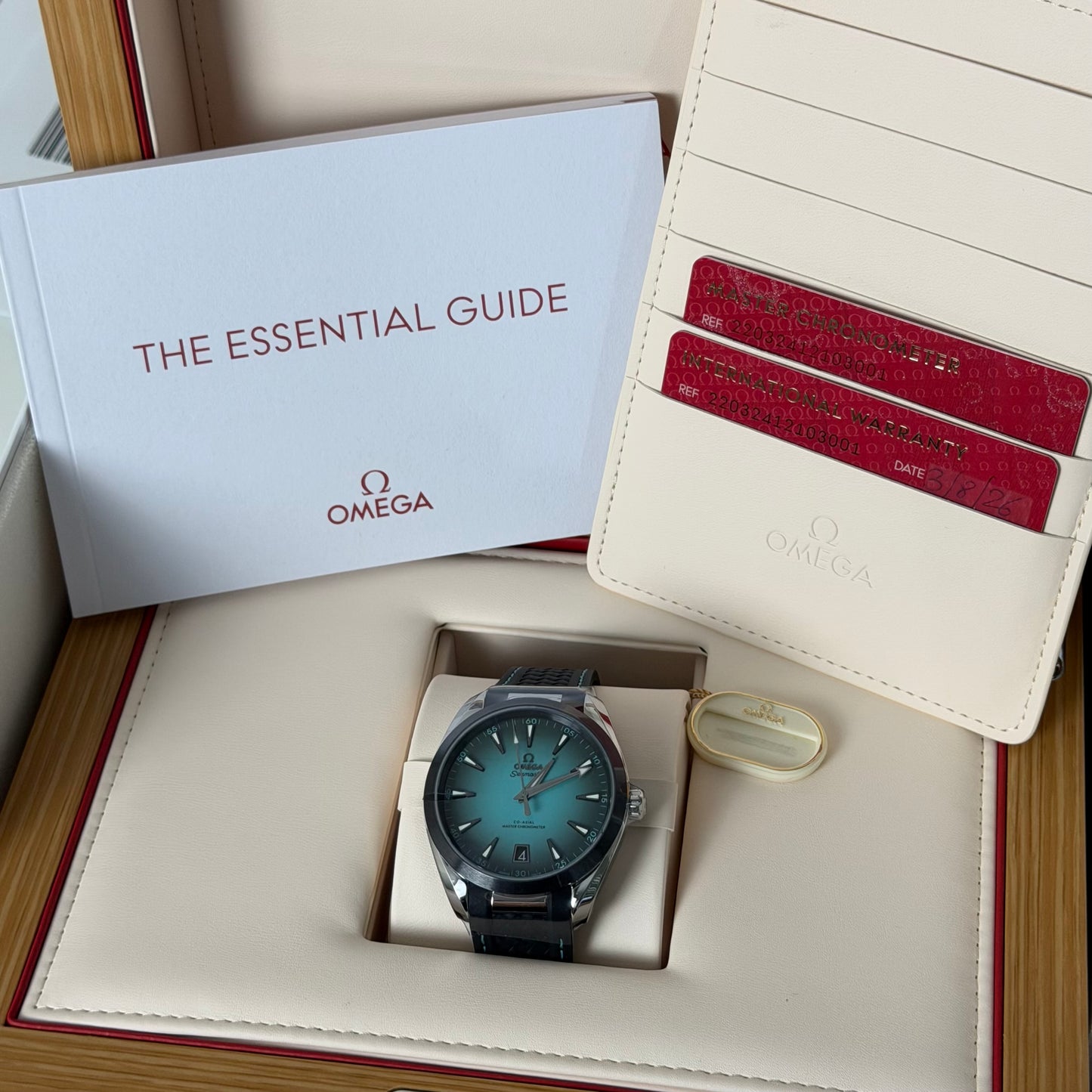 NEW Omega Aqua Terra 150M Turquoise 220.32.41.21.03.001