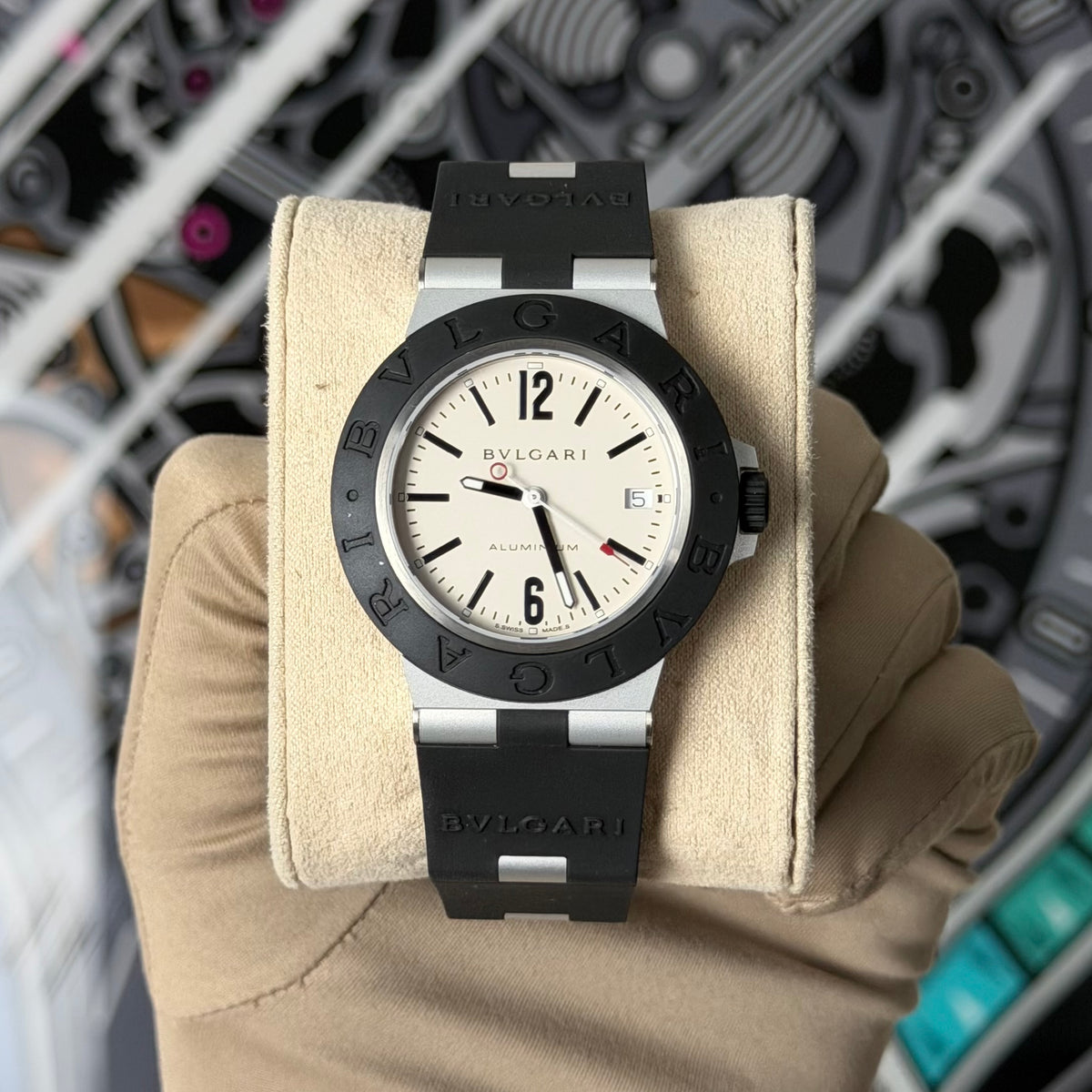 NEW Bvlgari Aluminium Titanium 103382