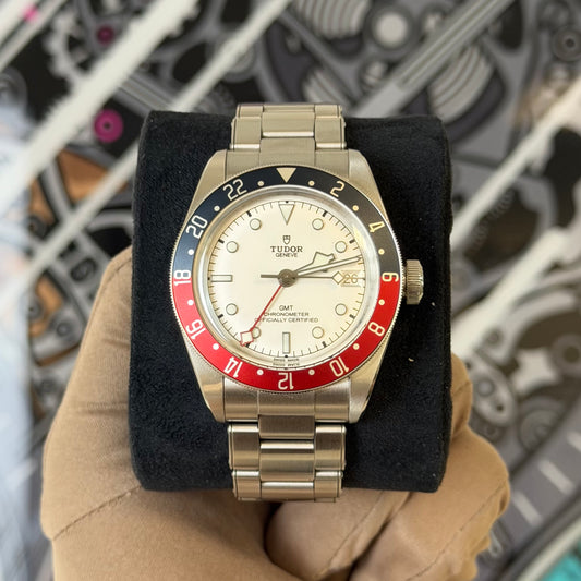 Tudor Black Bay Pepsi White Dial 79830RB