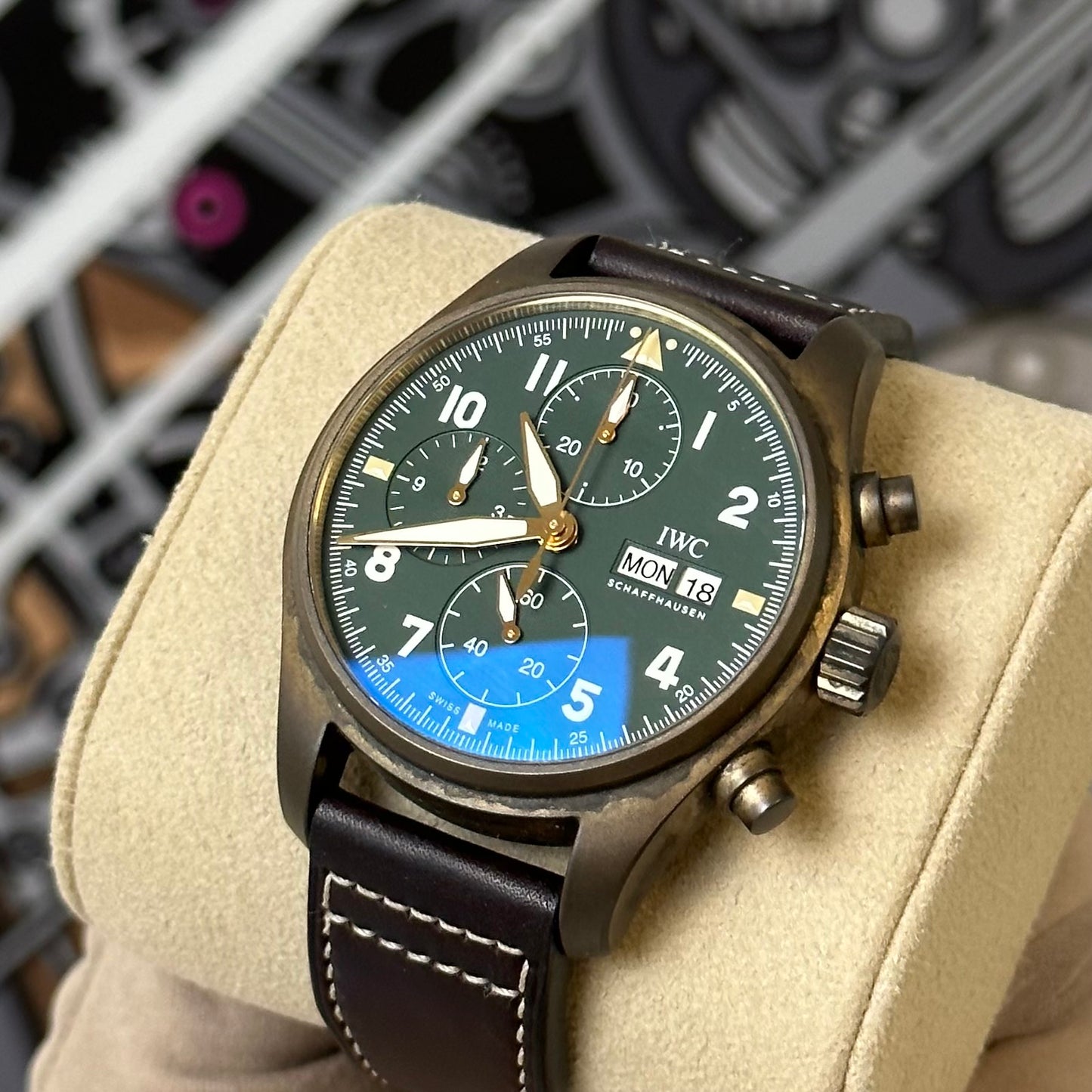 IWC Pilot Spitfire Chronograph Bronze IW387902