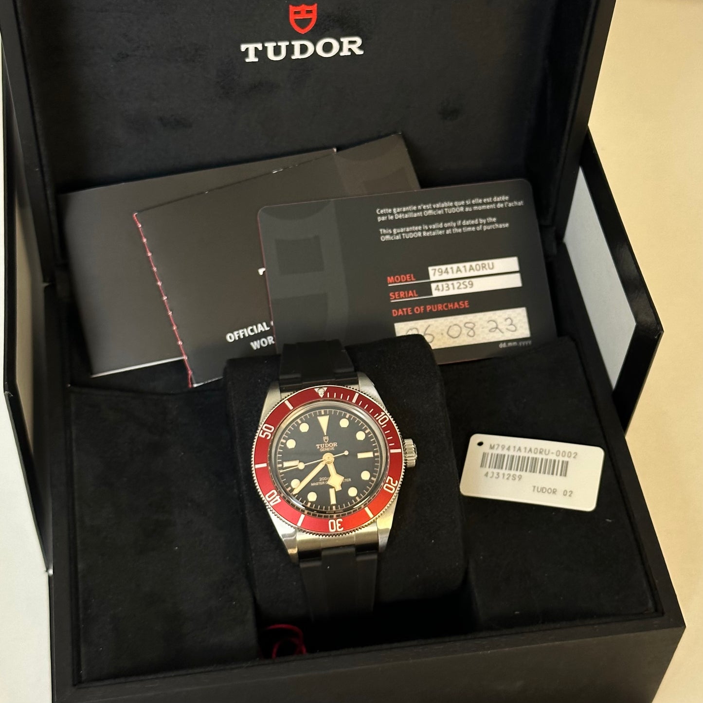 Tudor Black Bay Red Rubber 7941A1A0RU