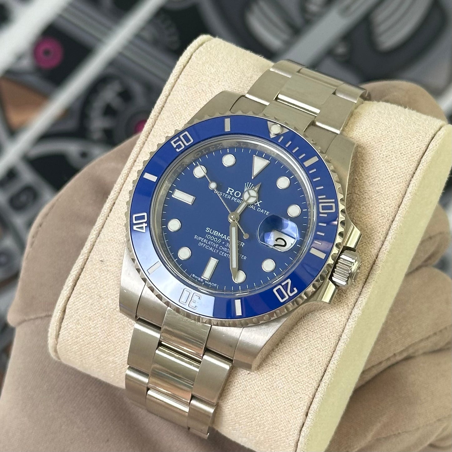 Rolex Smurf White Gold 116619LB