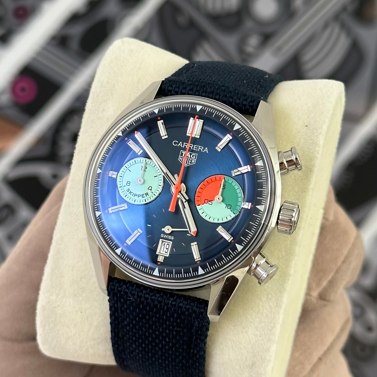 NEW Tag Carrera Chronograph Skipper