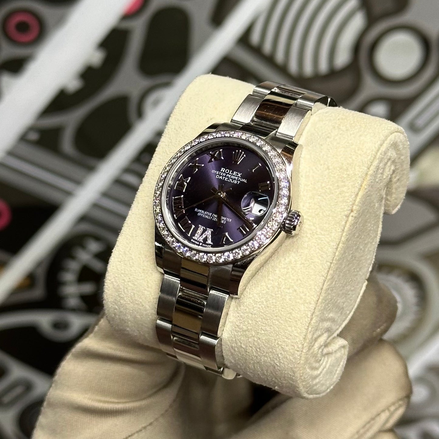 Rolex DJ31 Roman Diamond Dial 278289RBR
