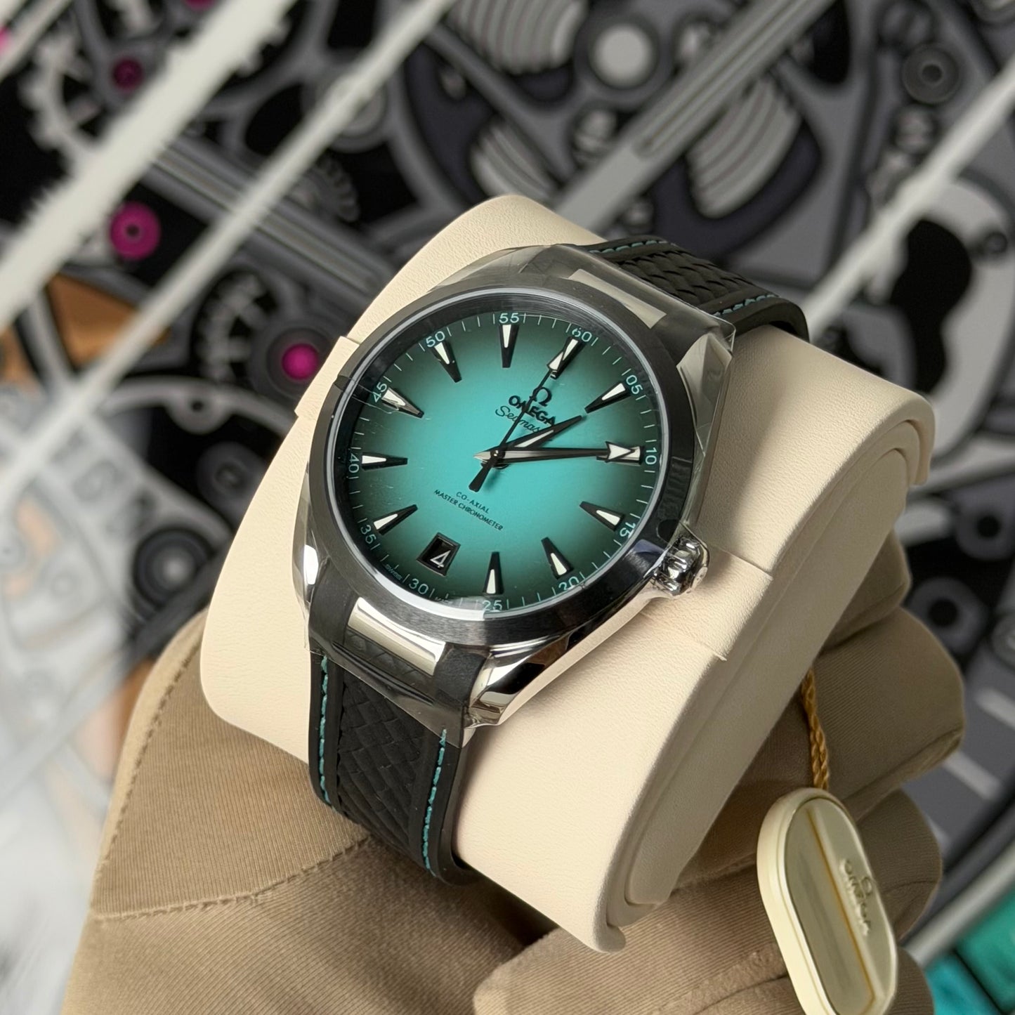NEW Omega Aqua Terra 150M Turquoise 220.32.41.21.03.001