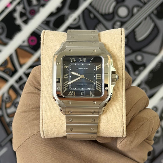 Cartier Santos Large Blue Dial WSSA0071