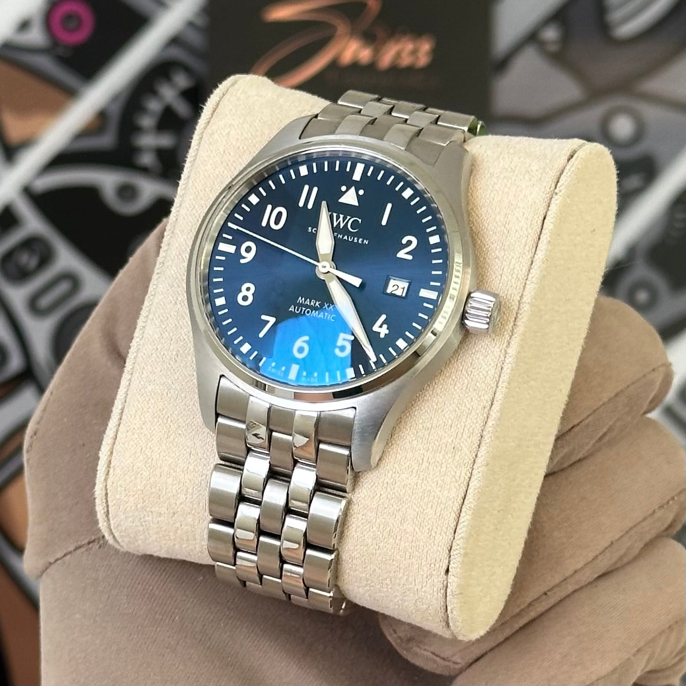 IWC Pilot Mark XX Blue Dial IW328204