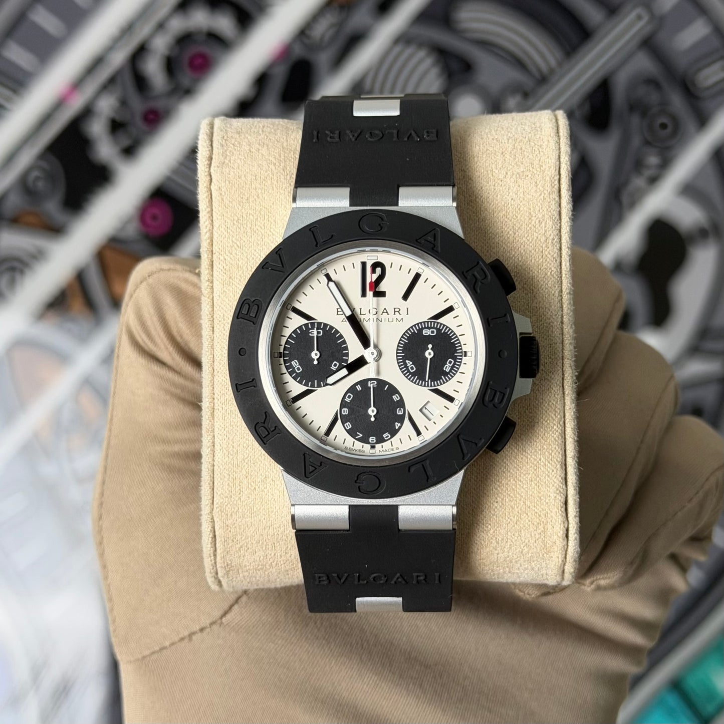 NEW Bvlgari Aluminium Titanium 103722