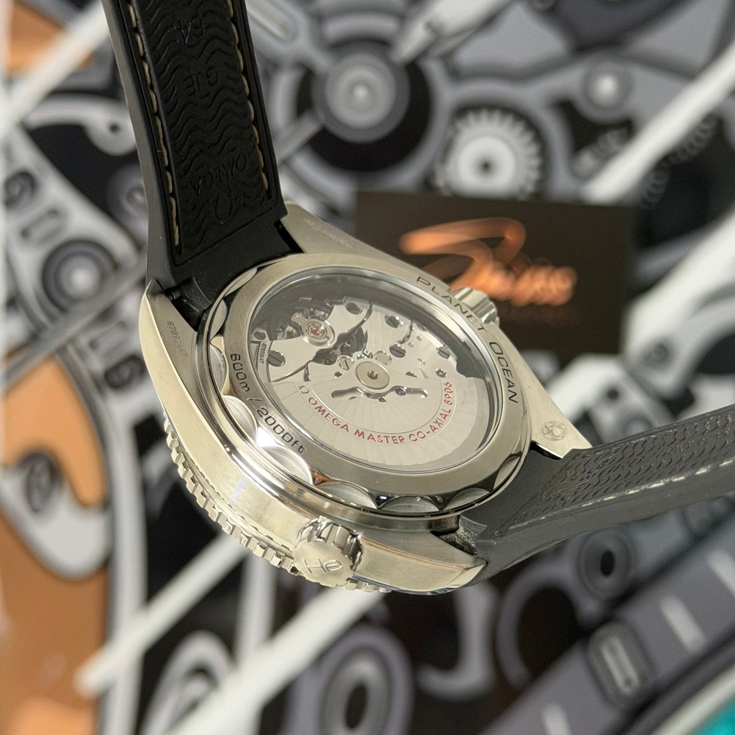 Omega Seamaster GMT Oreo Leather 215.30.44.22.01.001