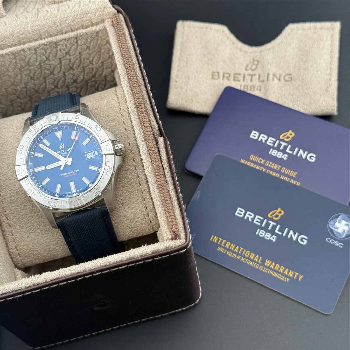 NEW Breitling Avenger Automatic 42mm A17328101C1X1