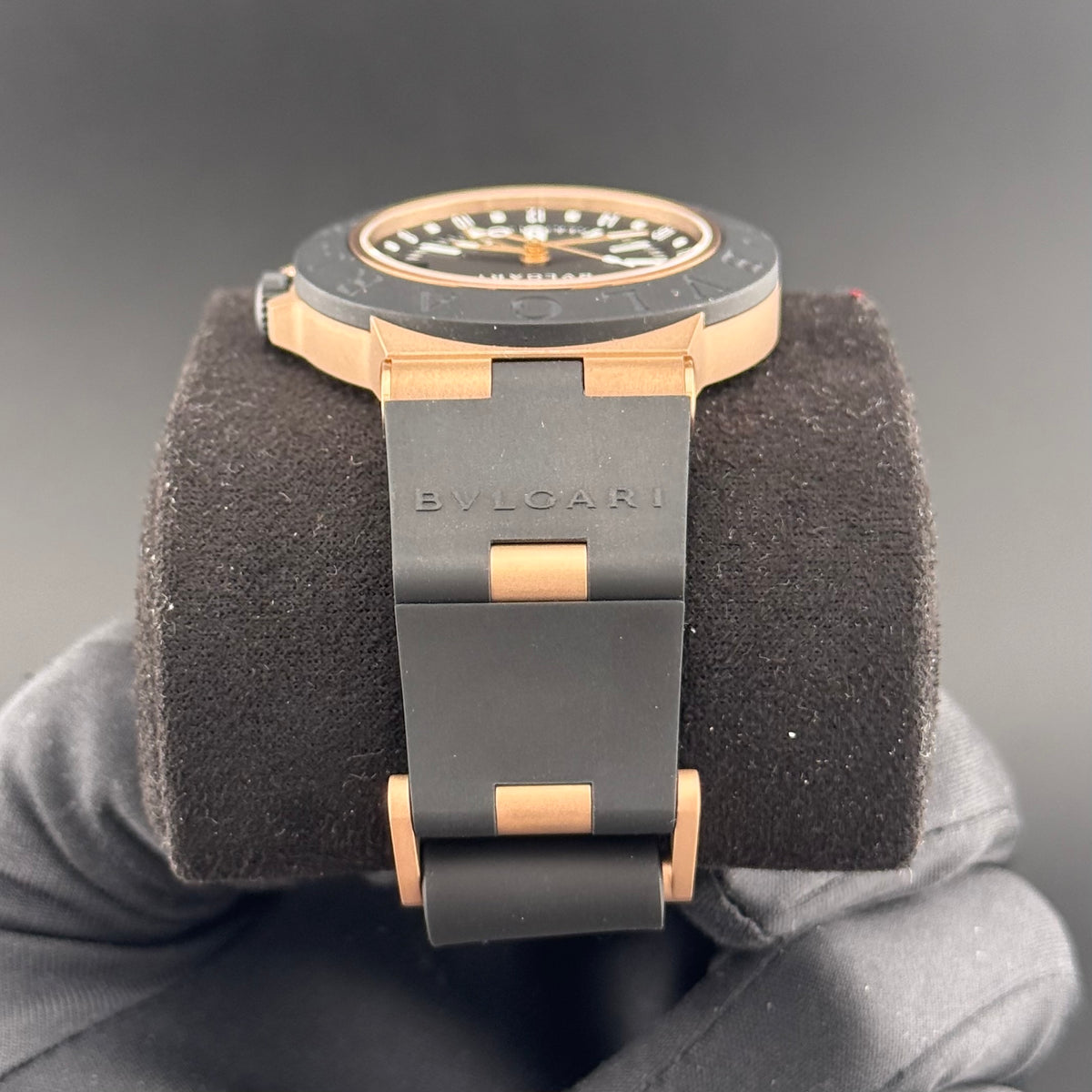 NEW Bvlgari Aluminum Watch Bronze 40mm 104241