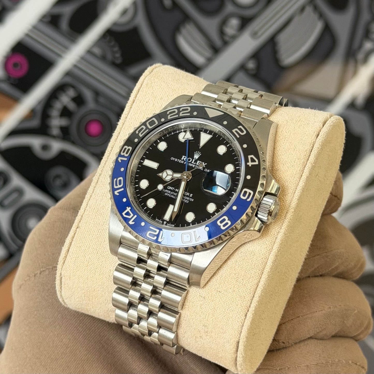Rolex GMT Batgirl 126710BLNR