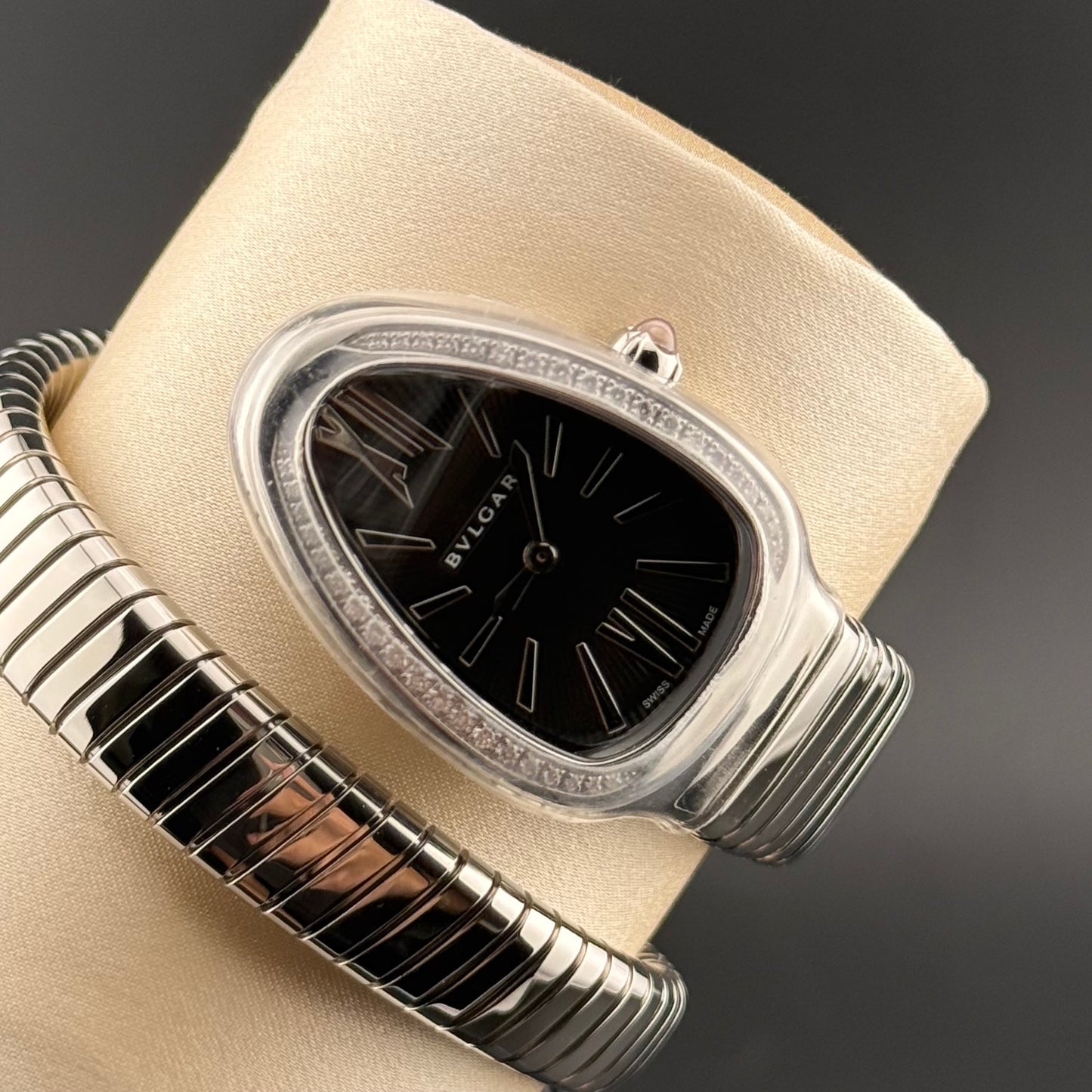 NEW Bulgari Serpenti Tubogas Black Diamond 103434