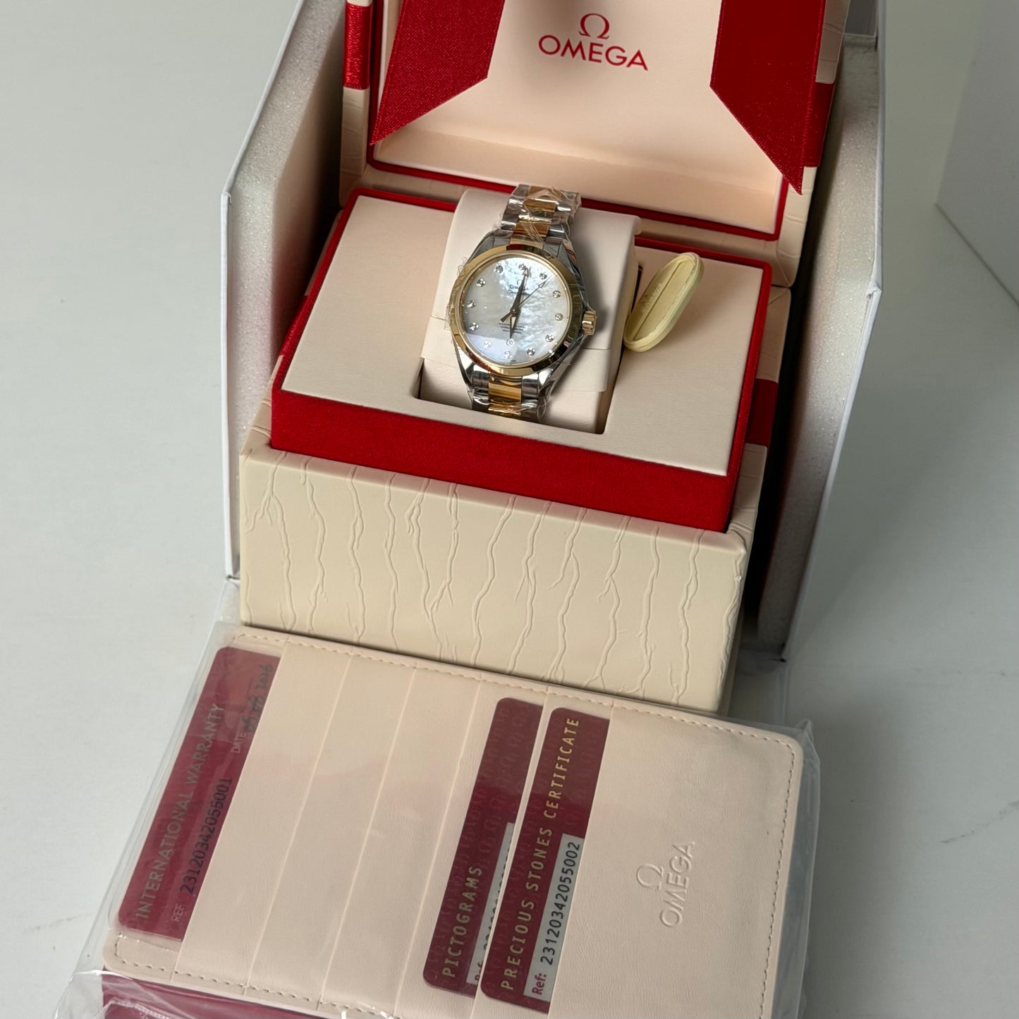 NEW Omega Aqua Terra 150M Yellow Gold 231.20.34.20.55.002