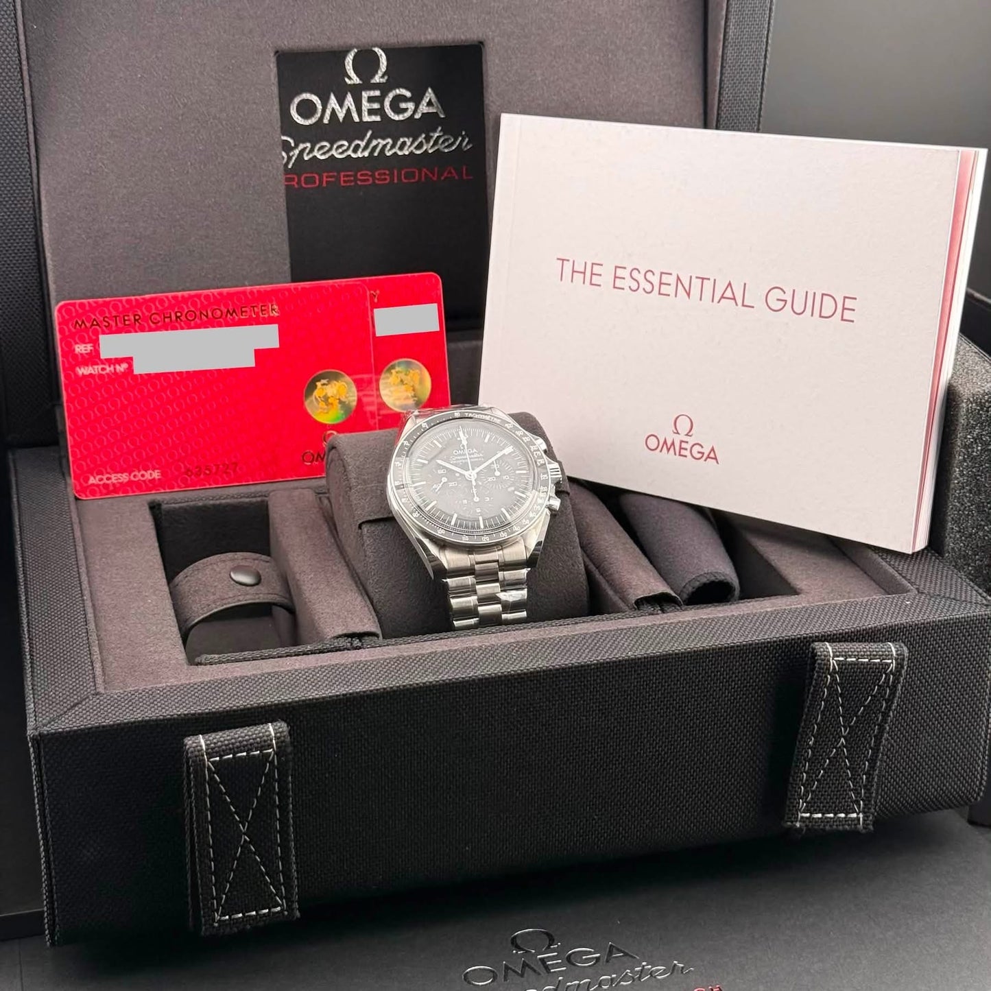 NEW Omega Speedmaster Professional Moonwatch Hesalite 310.30.42.50.01.001