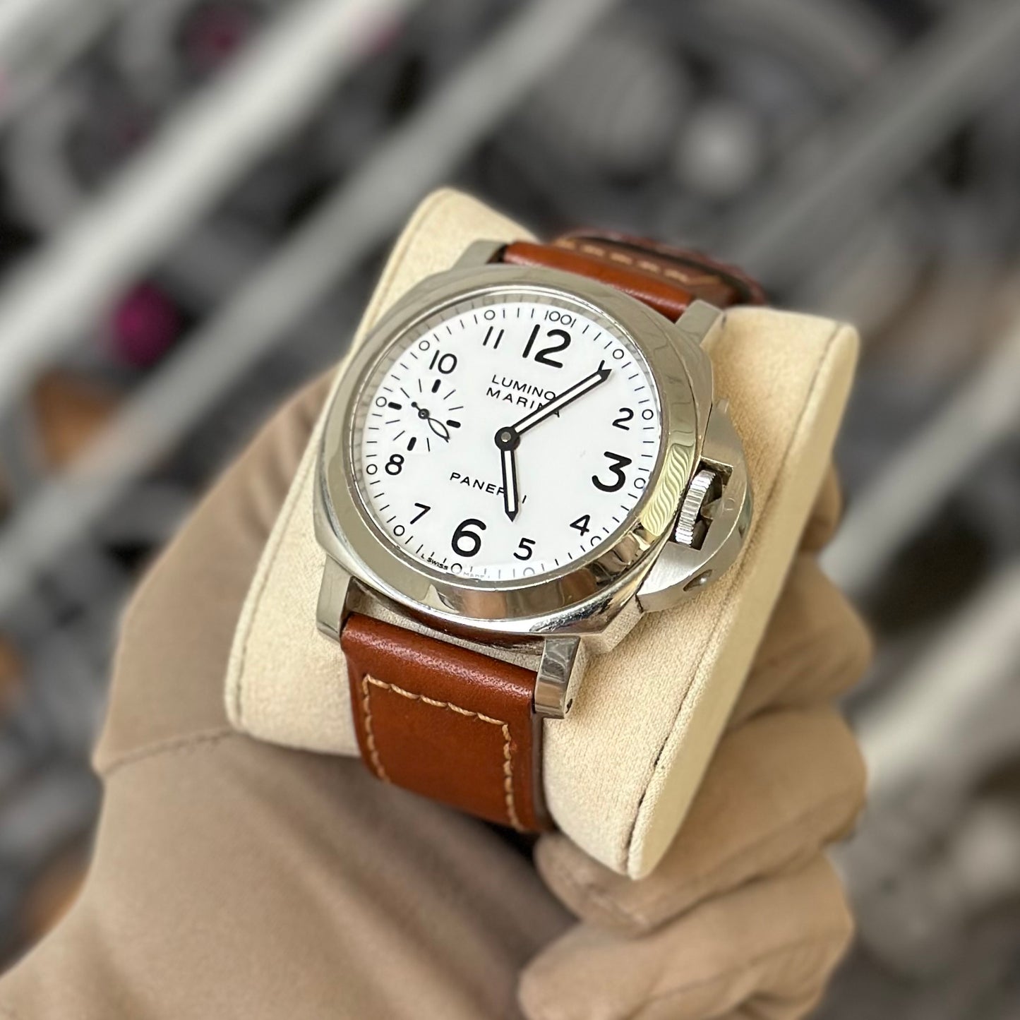 Panerai Luminor Marina White Dial PAM00113