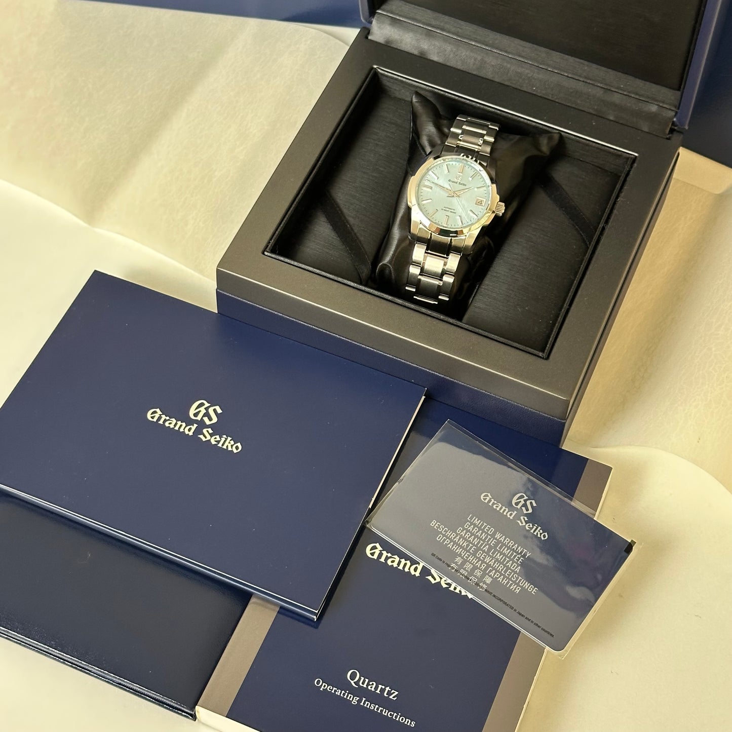 NEW Grand Seiko Hi-Beat 36000 Icefall SBGH347